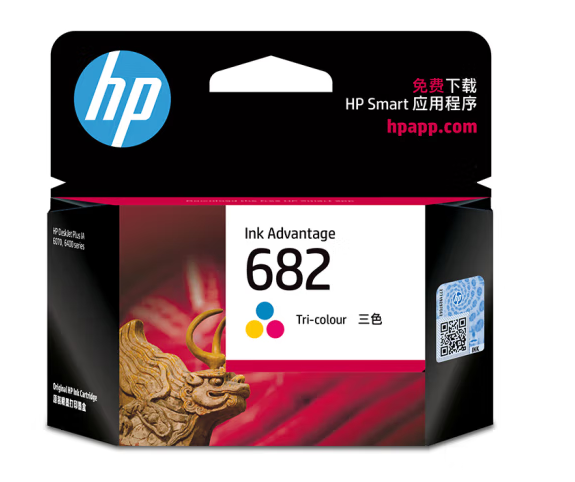 惠普（HP）682原装墨盒 适用hp 2336/2775/2776/2777/2778/2779/4175/4178/6078/6478打印机 彩色墨盒